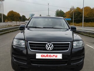 2006 Volkswagen Touareg I, чёрный, 830000 рублей, вид 1