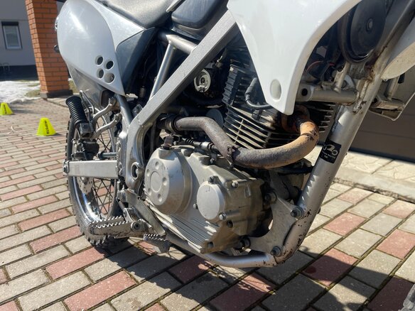 2010 Kawasaki KLX 125, белый, 300000 рублей - вид 8