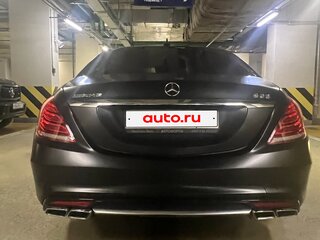 2016 Mercedes-Benz S-Класс AMG 63 AMG Long III (W222, C217), чёрный, 6800000 рублей, вид 4