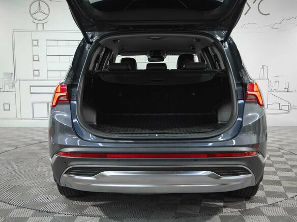 2021 Hyundai Santa Fe IV Рестайлинг, синий, 3589000 рублей - вид 25