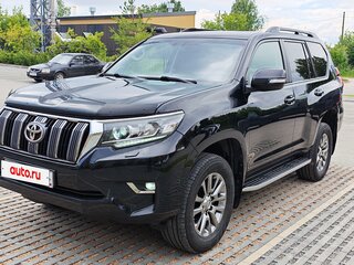 2018 Toyota Land Cruiser Prado 150 Series Рестайлинг 2, чёрный, 3799000 рублей, вид 2