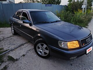 1991 Audi 100 IV (C4), синий, 370000 рублей, вид 4