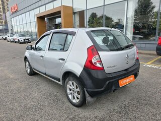 2012 Renault Sandero I, серебристый, 299000 рублей, вид 3
