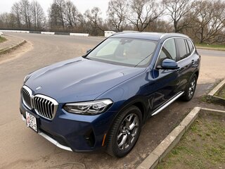 2021 BMW X3 30i xDrive III (G01) Рестайлинг, синий, 2900000 рублей, вид 2