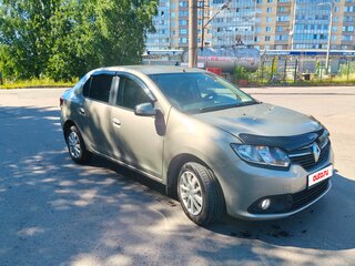 2014 Renault Logan II, бежевый, 625000 рублей, вид 3