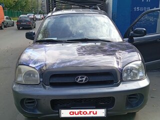 2004 Hyundai Santa Fe I, синий, 395000 рублей, вид 1