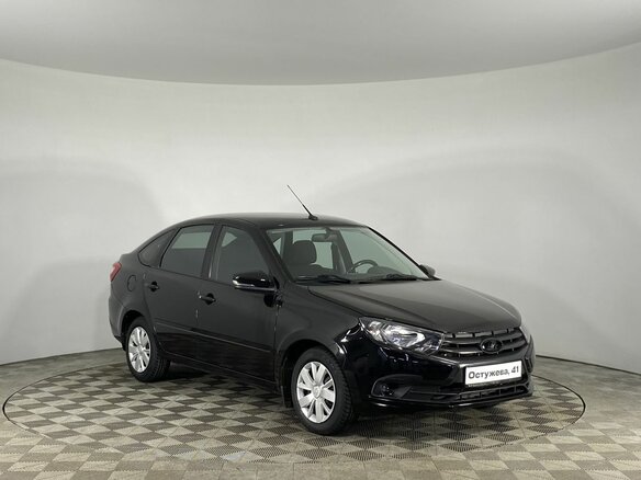 2022 Lada (ВАЗ) Granta Euro-2 I Рестайлинг, чёрный - вид 3