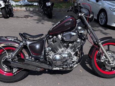1993 Yamaha XV1100 Virago, коричневый, 400000 рублей, вид 1