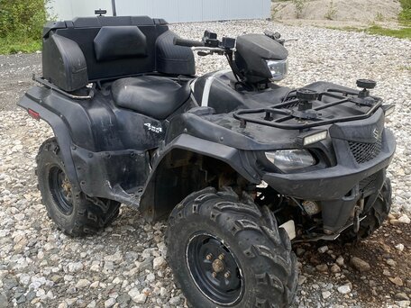 2007 Suzuki KingQuad 700, чёрный, 430000 рублей, вид 1