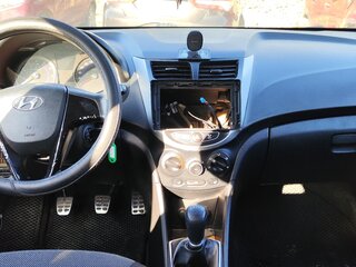 2013 Hyundai Solaris I, фиолетовый, 513000 рублей, вид 3
