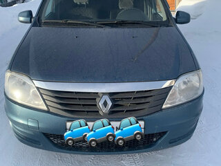 2013 Renault Logan I Рестайлинг, синий, 420000 рублей, вид 4