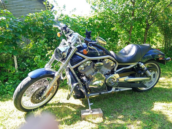 2008 Harley-Davidson V-Rod, синий