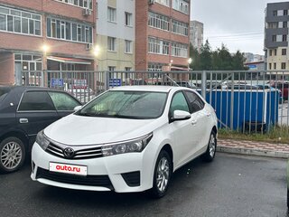 2014 Toyota Corolla XI (E160, E170, E180), белый, 1280000 рублей, вид 2