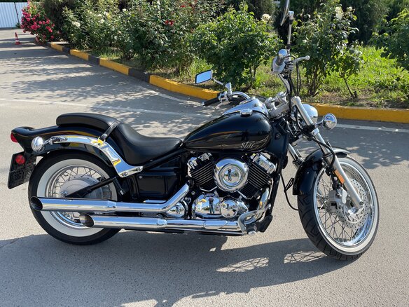 2013 Yamaha XVS650 Drag Star, чёрный, 550000 рублей - вид 1