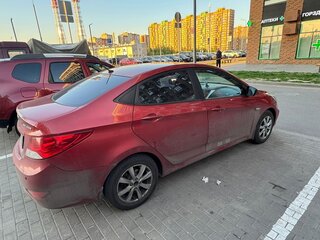 2011 Hyundai Solaris I, красный, 450000 рублей, вид 5