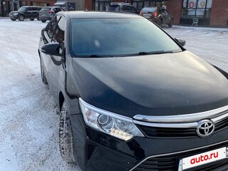 2016 Toyota Camry VII (XV50) Рестайлинг, чёрный, 1950000 рублей, вид 4