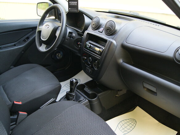 2013 Lada (ВАЗ) Granta I, серебристый - вид 9