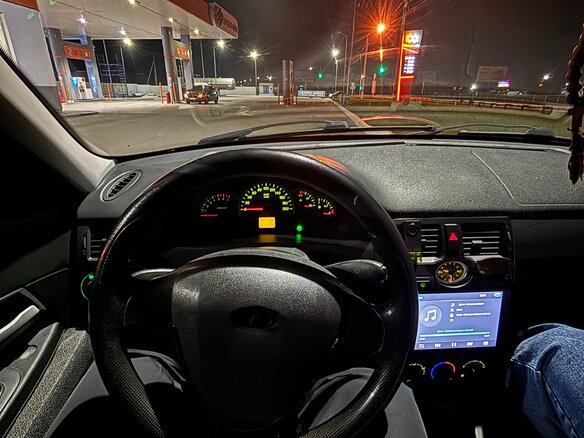 2011 Lada (ВАЗ) Priora I, чёрный, 350000 рублей - вид 7