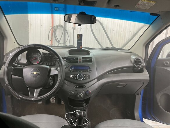 2012 Chevrolet Spark III, синий, 585000 рублей - вид 6