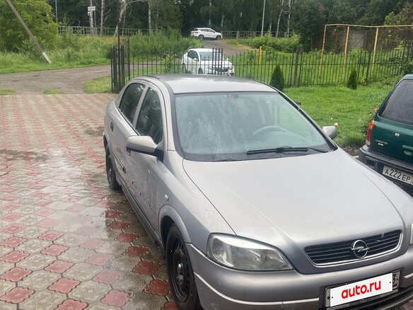 2002 Opel Astra G, серебристый, 345000 рублей - вид 3