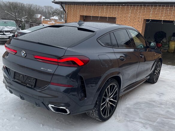2019 BMW X6 40i III (G06), серый, 9100000 рублей - вид 5