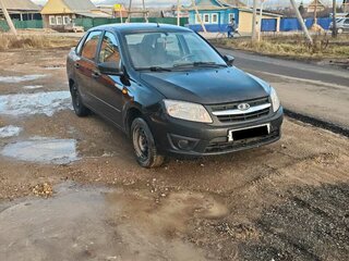 2016 Lada (ВАЗ) Granta I, чёрный, 350000 рублей, вид 2