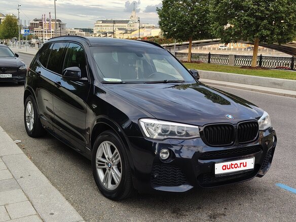 2014 BMW X3 20i xDrive II (F25) Рестайлинг, чёрный - вид 6