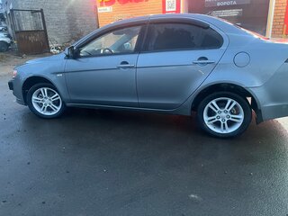 2012 Mitsubishi Lancer X Рестайлинг, серый, 525000 рублей, вид 3