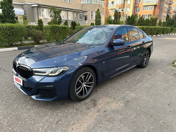 2020 BMW 5 серии 520d xDrive VII (G30/G31/G38) Рестайлинг, синий