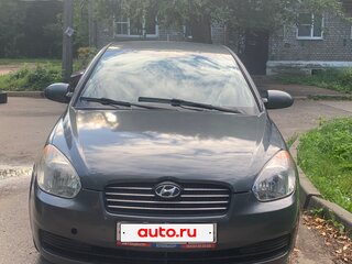 2008 Hyundai Verna II, серый, 370000 рублей, вид 2