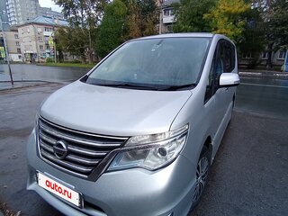 2014 Nissan Serena IV (C26), серебристый, 1600000 рублей, вид 1