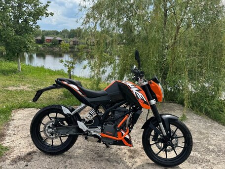 2014 KTM 200 Duke, оранжевый, 255000 рублей, вид 2