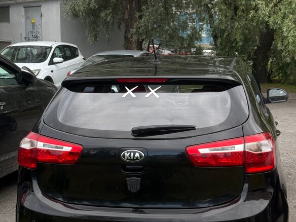 2014 Kia Rio III, чёрный - вид 4