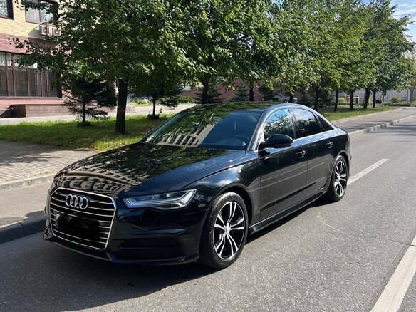 2018 Audi A6 IV (C7) Рестайлинг, чёрный