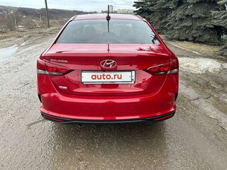 2020 Hyundai Solaris II Рестайлинг, красный, 1650000 рублей, вид 4