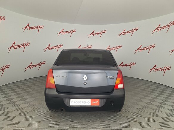 2008 Renault Logan I, чёрный, 300000 рублей - вид 3