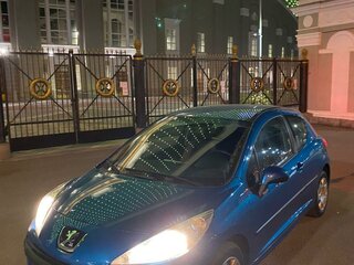 2009 Peugeot 207 I Рестайлинг, синий, 400000 рублей, вид 1