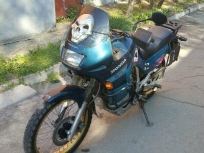 1996 Honda Transalp 400, синий, 300000 рублей - вид 8
