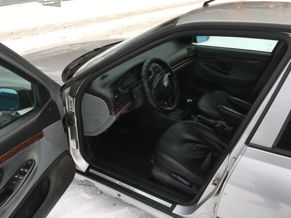 2001 Peugeot 406 I Рестайлинг, серебристый - вид 6