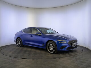 2022 Genesis G70 I Рестайлинг, синий, 3100000 рублей, вид 3