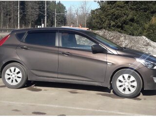 2015 Hyundai Solaris I Рестайлинг, коричневый, 985000 рублей, вид 1