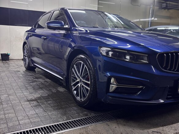 2023 Geely Preface I (China Market) Рестайлинг, синий - вид 5