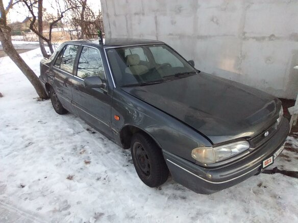 1992 Hyundai Sonata II, серый - вид 2