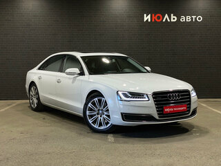 2015 Audi A8 Long III (D4) Рестайлинг, белый, 2900000 рублей, вид 3