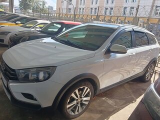 2019 Lada (ВАЗ) Vesta SW Cross I, белый, 700340 рублей, вид 2