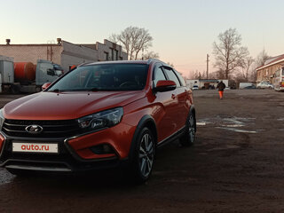 2017 Lada (ВАЗ) Vesta SW Cross I, оранжевый, 950000 рублей, вид 2
