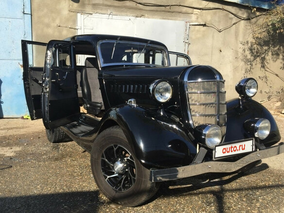 1939 ГАЗ М1, чёрный - вид 1