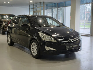 2014 Hyundai Solaris I Рестайлинг, чёрный, 765000 рублей, вид 3