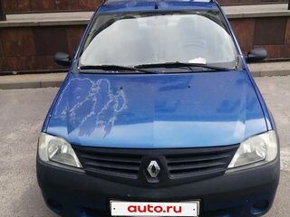 2007 Renault Logan I, синий, 480000 рублей, вид 1