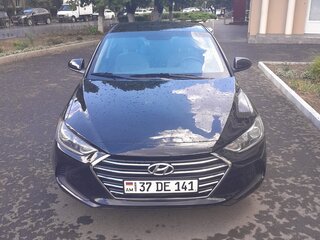 2017 Hyundai Elantra VI (AD), чёрный, 1000000 рублей, вид 2